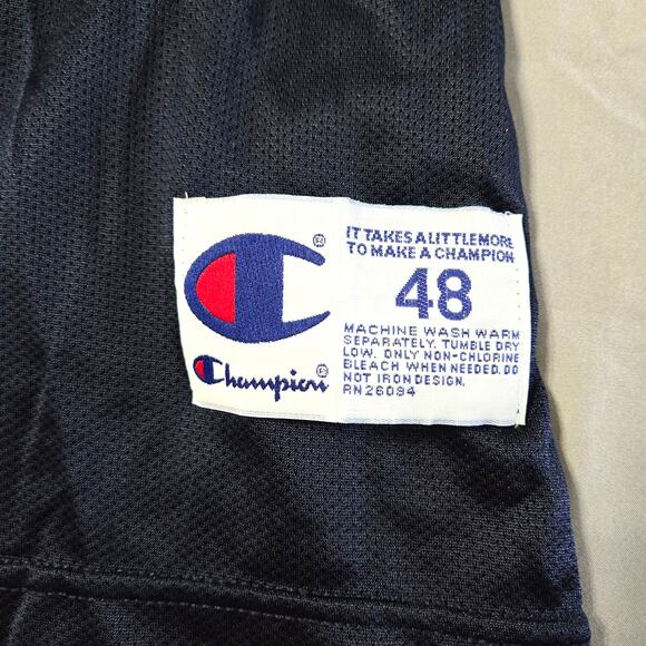 Champion Sz 48 Mens Vintage 90s Houston Rockets Clyde Drexler Jersey - Picture 3 of 7